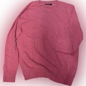 NAADAM Men's Pink Rose Crewneck Sweater | 100% Cashmere | Sz M